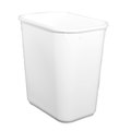 Hapco-Elmar 13 qt Rectangular Trash Can, White R4020WHT